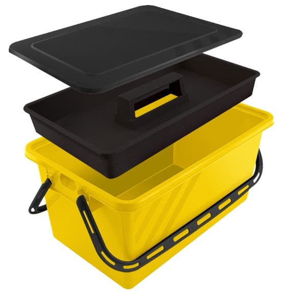 Bac de rangement avec couvercle 24 L - 4