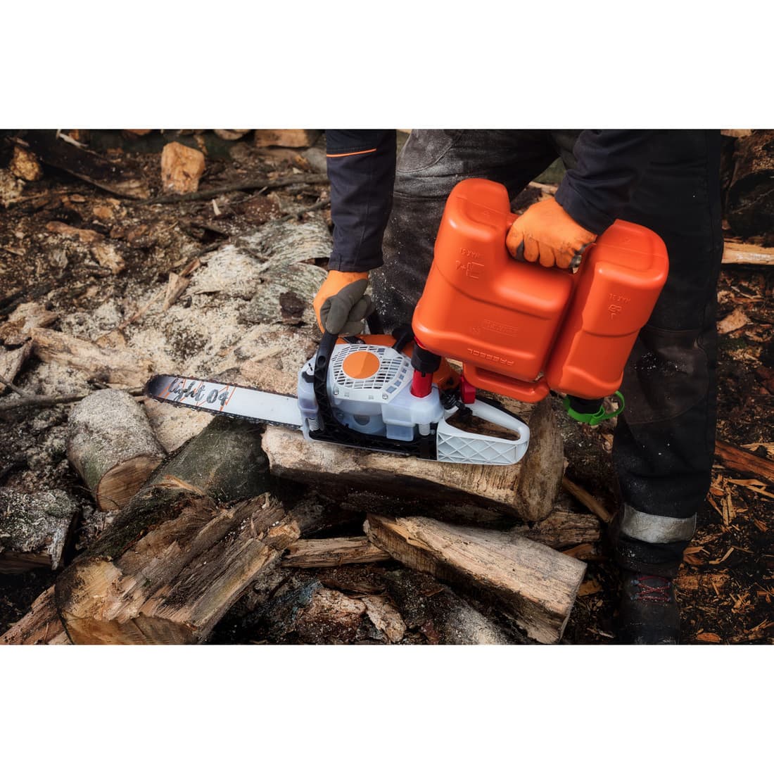 Jerrican double 5L + 3L avec becs verseurs - 2