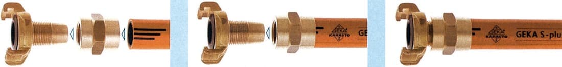 Raccord rapide Geka X-Plus, tuyau de 19 - 1