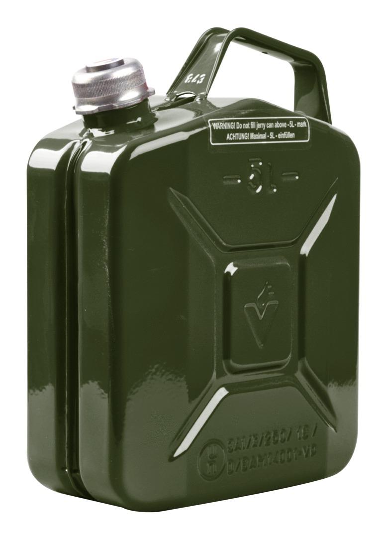 Jerricans à visser métalliques 5 L - 3