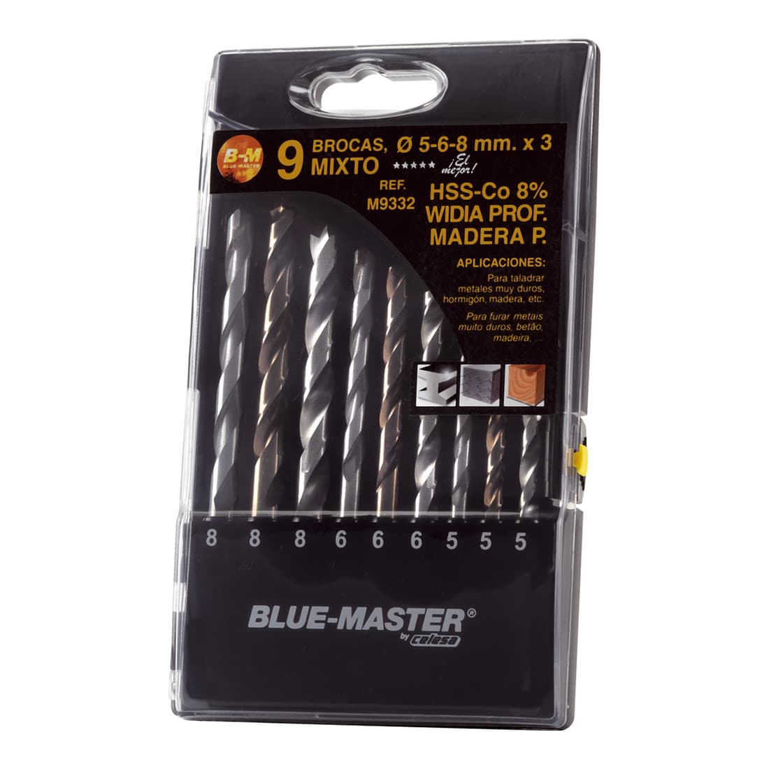 Jeu de forets bois/béton/métaux - 1