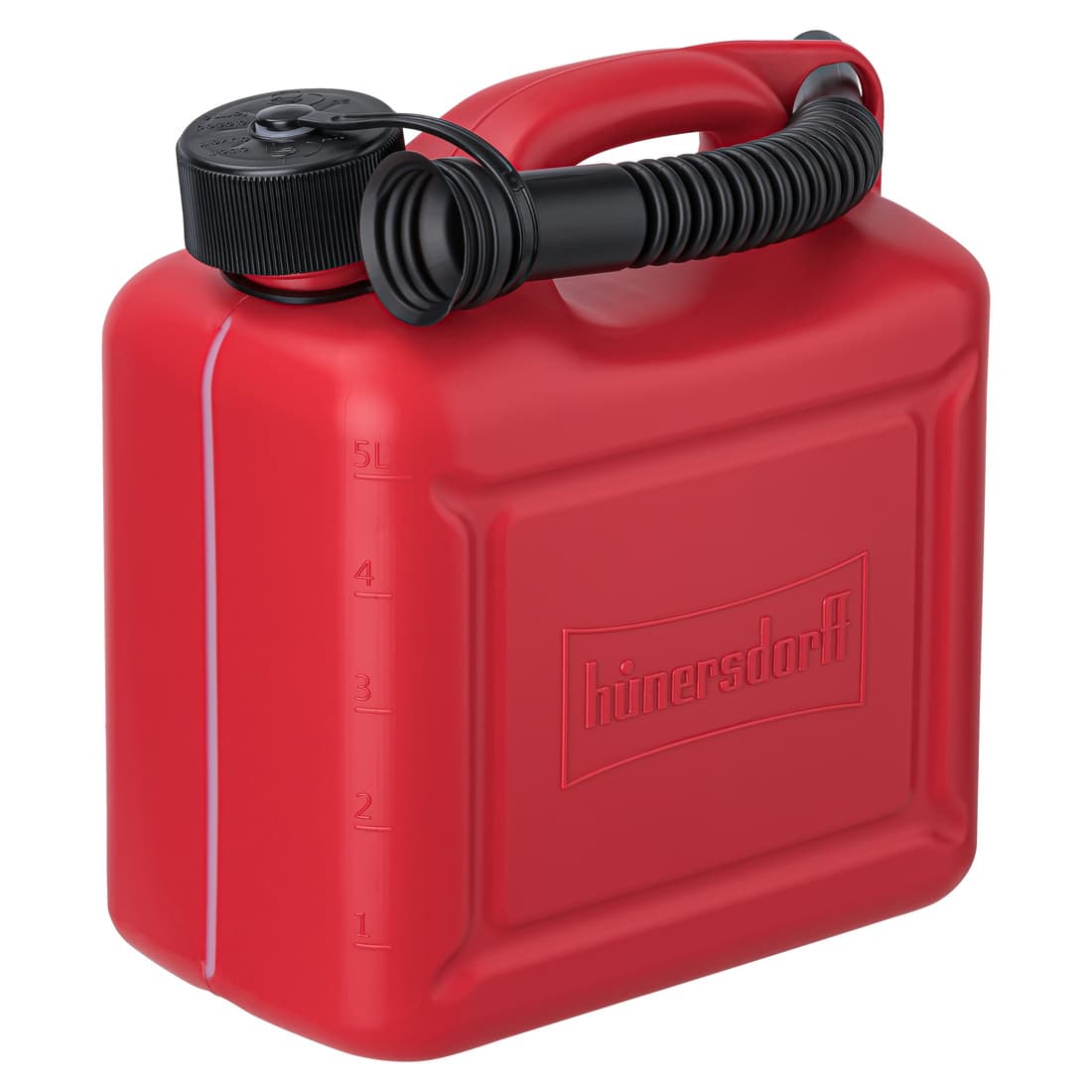 Jerrican plastique, rouge, 5 L - 1