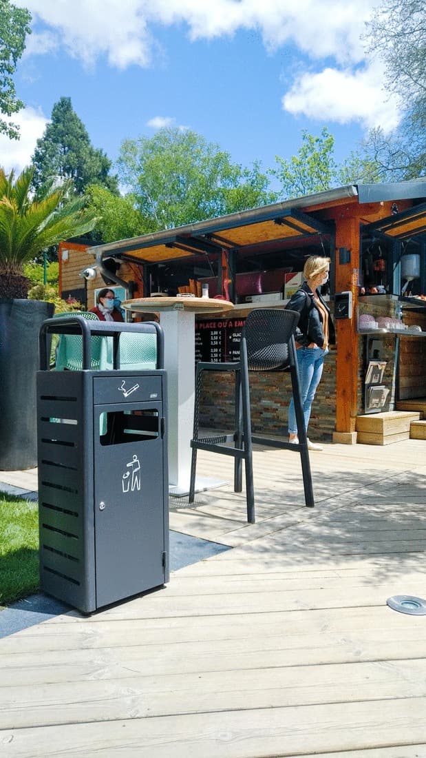 Cendrier corbeille Duo - 1