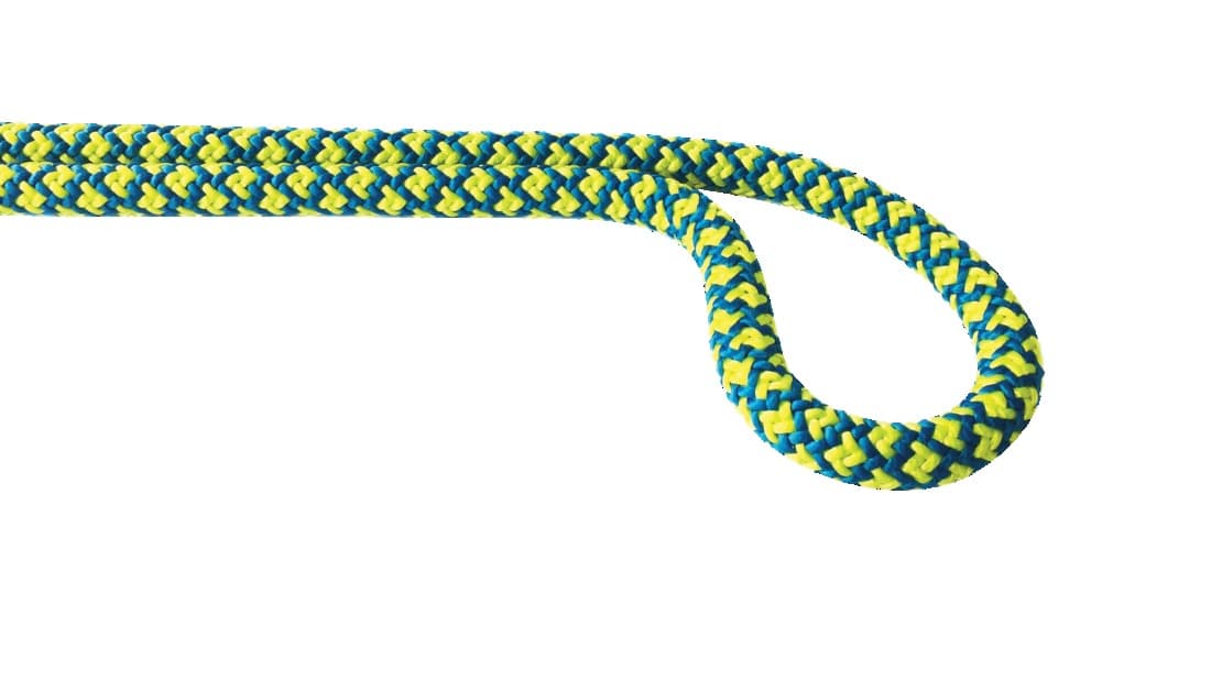 Corde de rappel Atrax, Cousin, jaune / bleu, 30 m, 2 épissures - 1