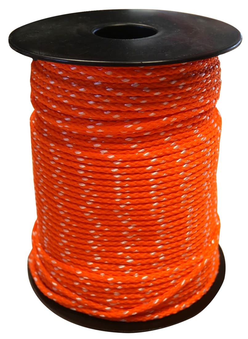 Cordeau extra résistant, orange/blanc, ø 2,5 MM 100 M - 1