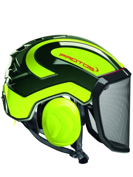 Casque Protos Integral Arborist, Pfanner, Olive/jaune fluo - 1