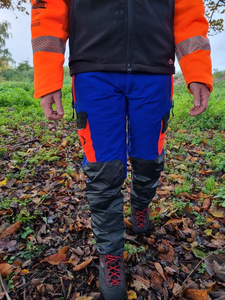 Pantalon Arborist Bleu/Orange, taille XL - 4