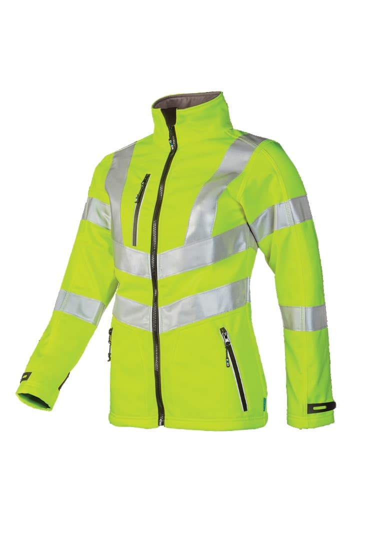Veste Softshell haute visibilité femme, Sioen, Jaune, taille XL, femme - 1