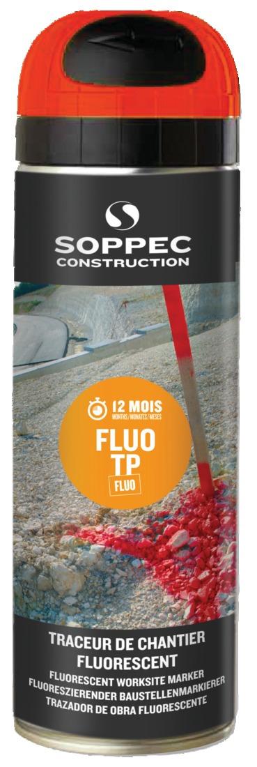 Aérosol de traçage Fluo T.P. Soppec, orange - 1