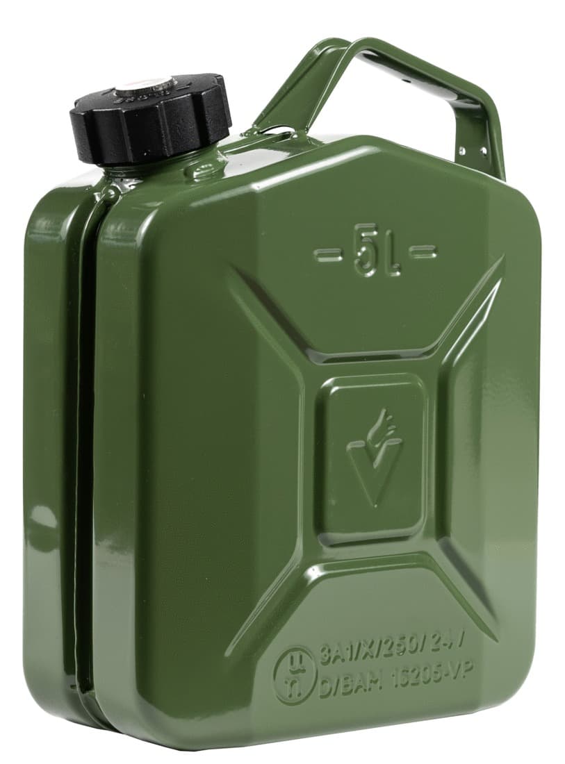 Jerricans à visser métalliques 5 L - 6