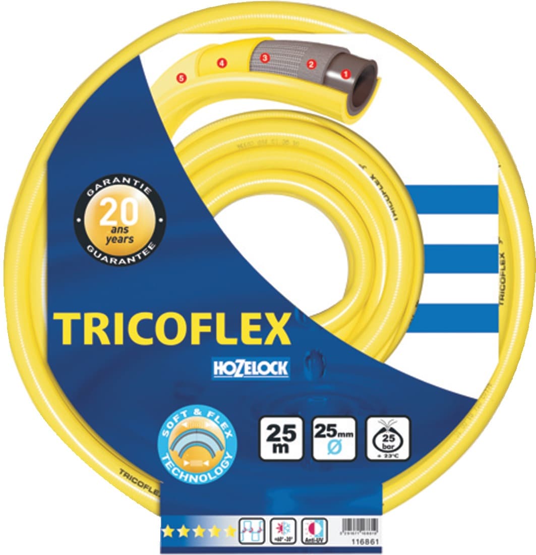 Tuyau Tricoflex jaune, Ø 50 mm x 25 m - 1