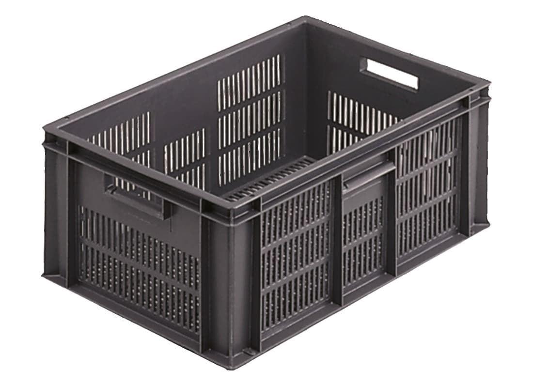 Caisse de manutention Europe, 45 L, fond ajouré - 1