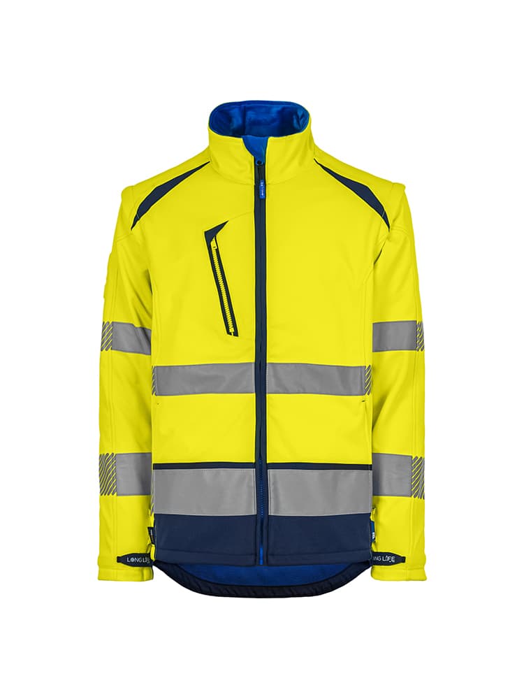 Softshell HV recyclée, jaune, taille XXXL - 1