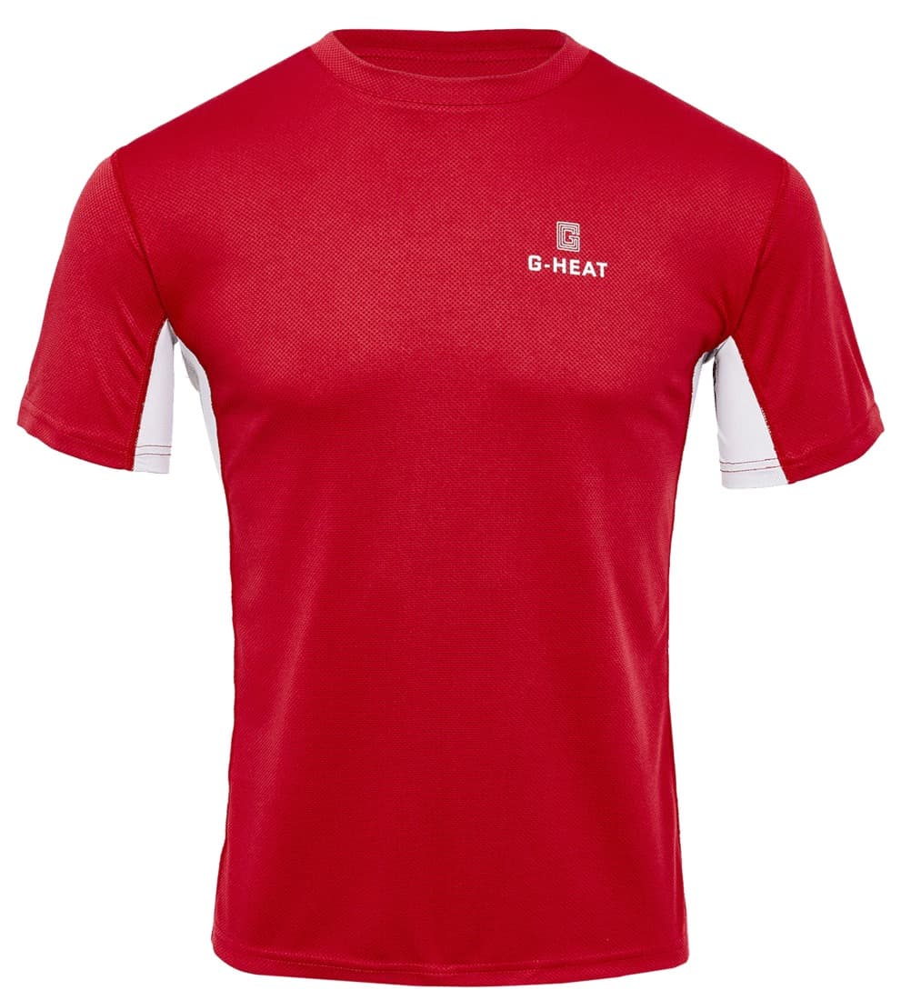 T-shirt manches courtes rafraîchissant rouge, T.XL - 1