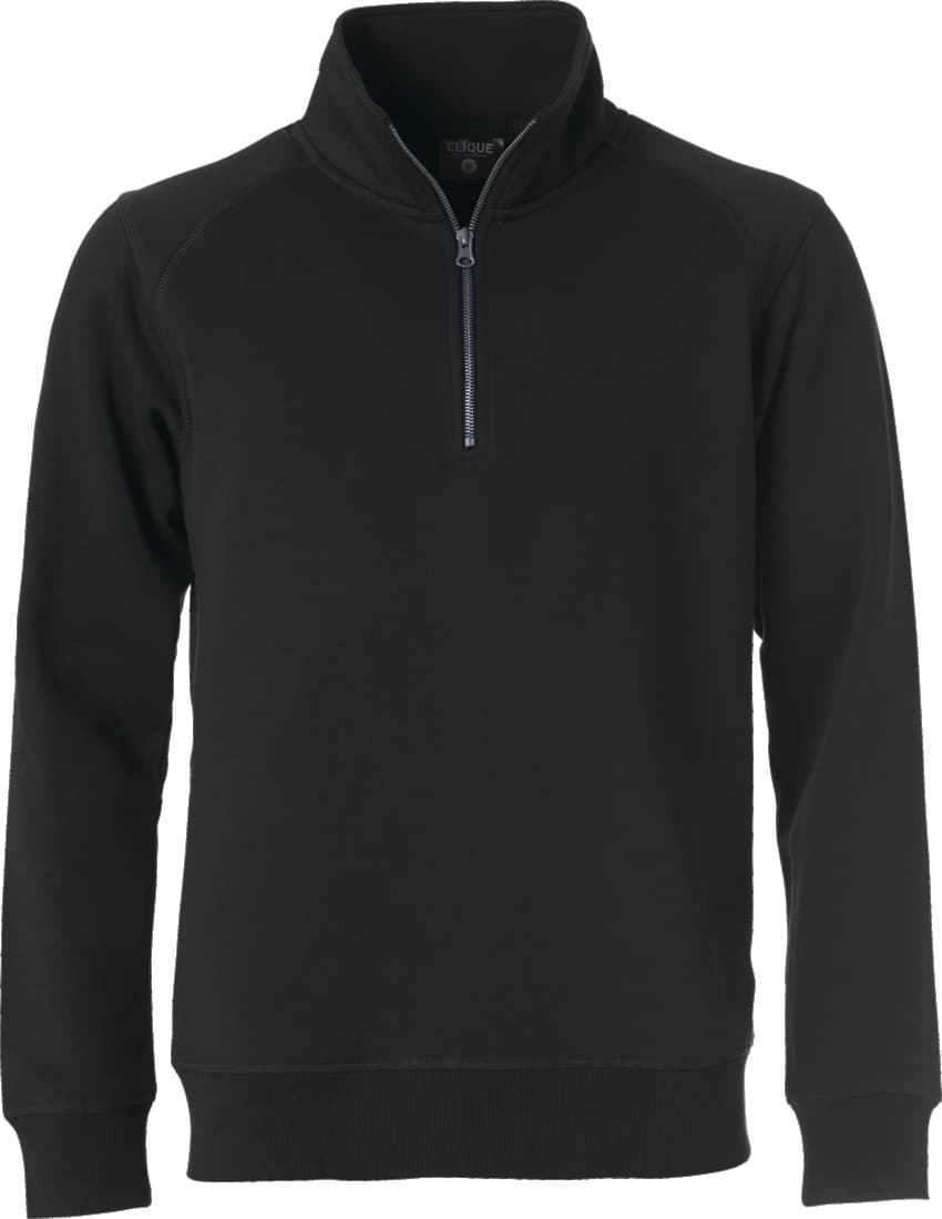 Sweat zippé noir - 1