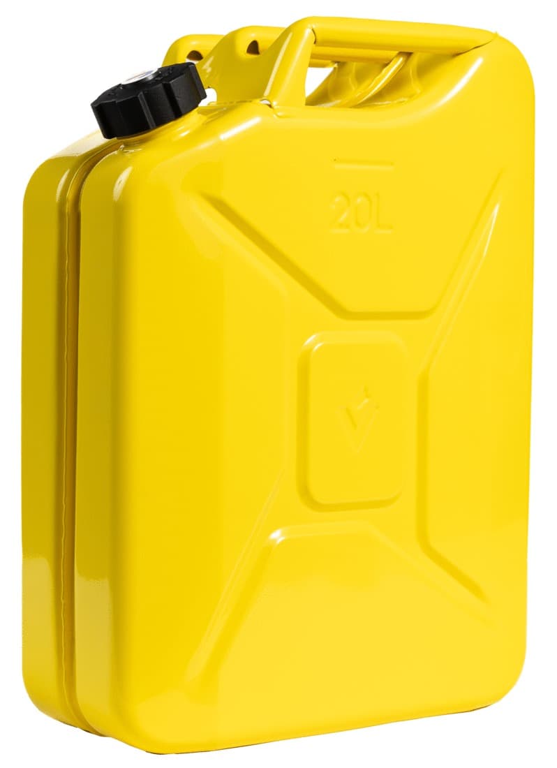 Jerricans à visser métalliques 20 L - 8