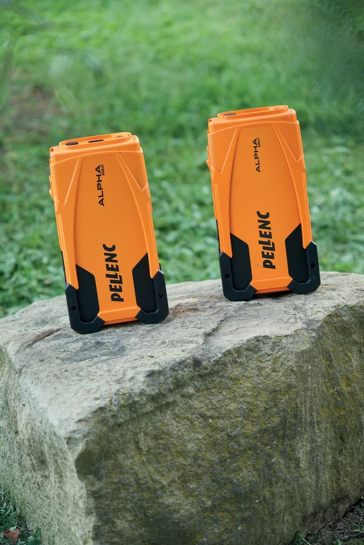 Batterie dorsale Alpha 520, chargeur et accessoires Pellenc   - 1