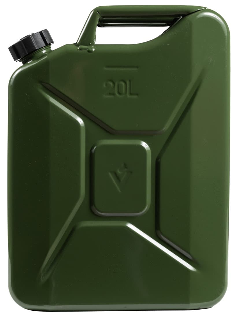 Jerricans à visser métalliques 20 L - 6