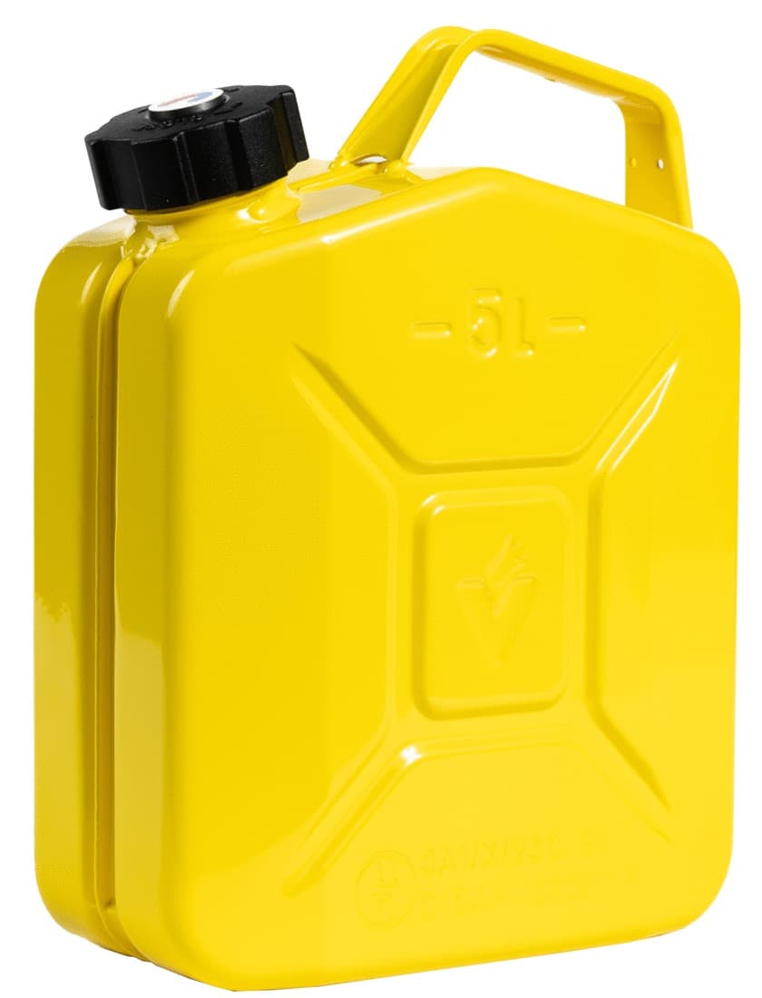 Jerricans à visser métalliques 5 L - 9