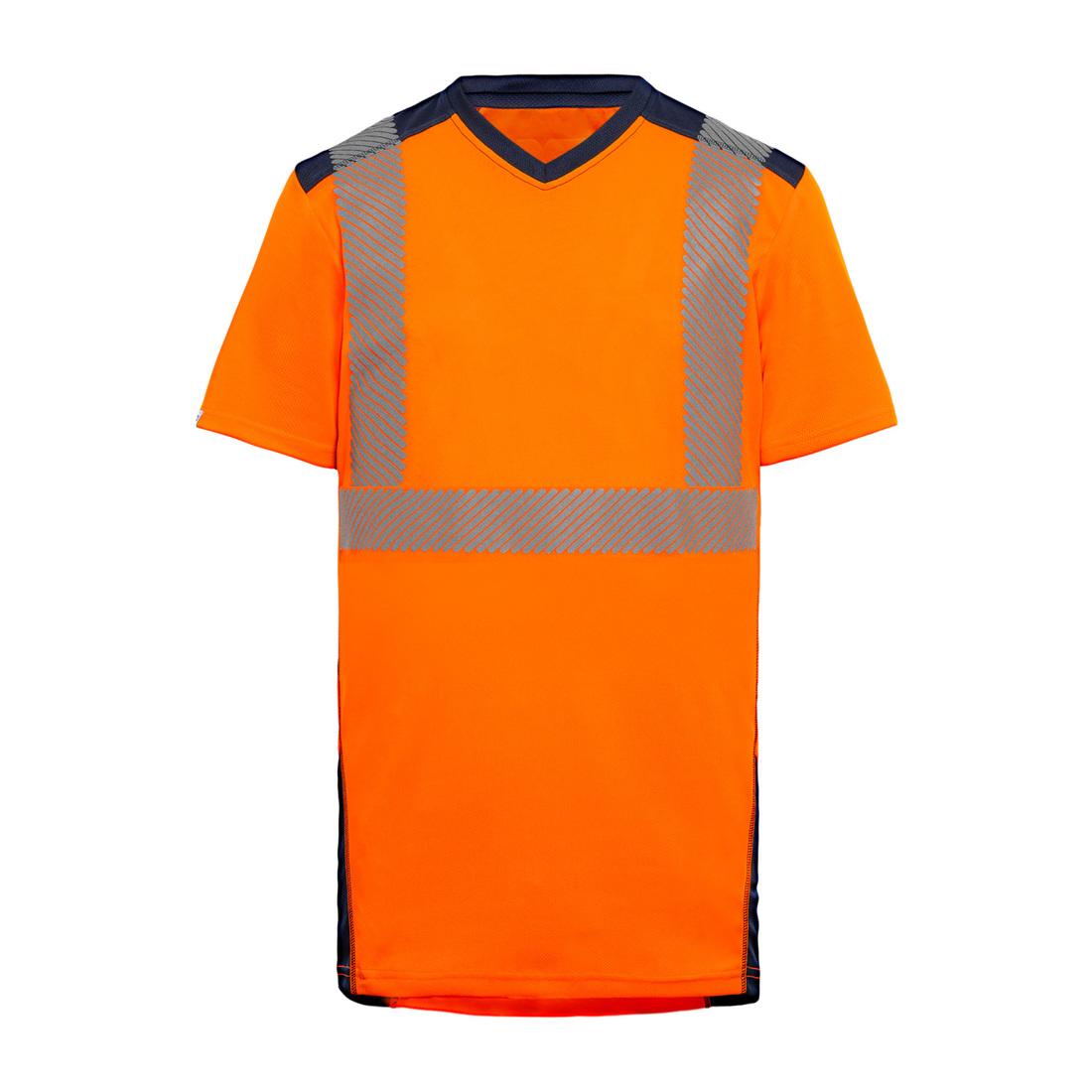 T-SHIRT MC BALI HV ORANGE, L - 1