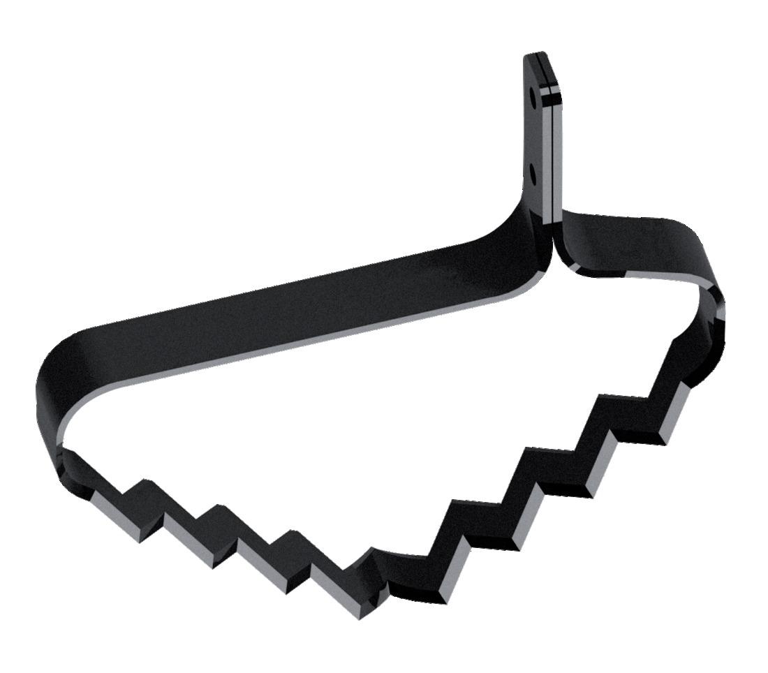 Lame 16 cm en V pour bineuse-sarcleuse BCL141, Bahco - 1