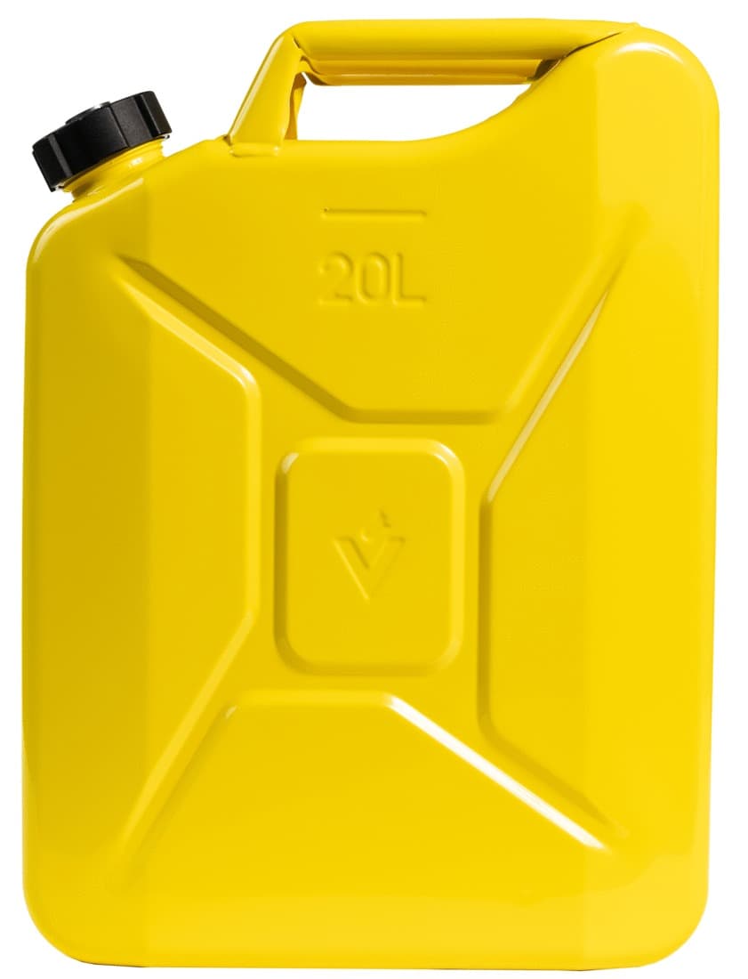 Jerricans à visser métalliques 20 L - 9