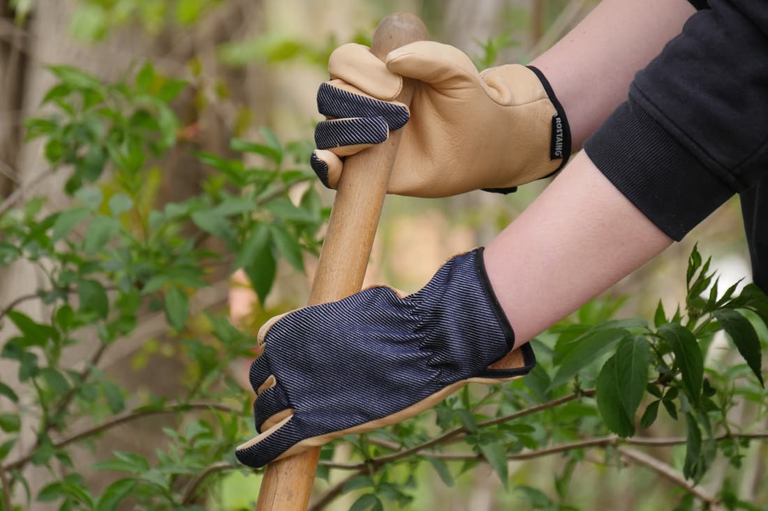 Gants cuir surcyclés, taille 9 - 2