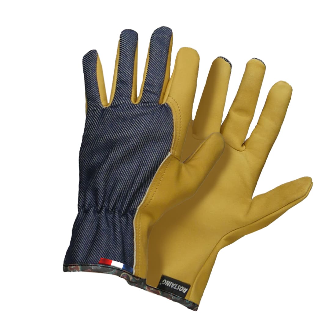 Gants cuir surcyclés, taille 9 - 1