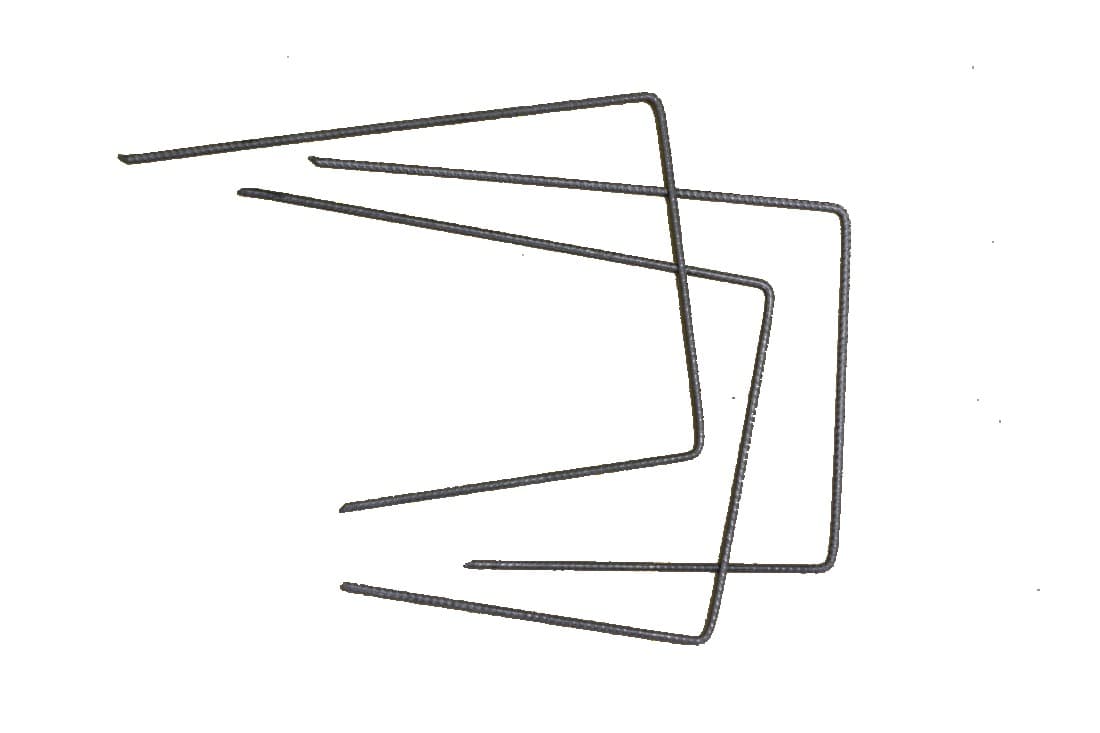 Agrafes asymétriques - 1
