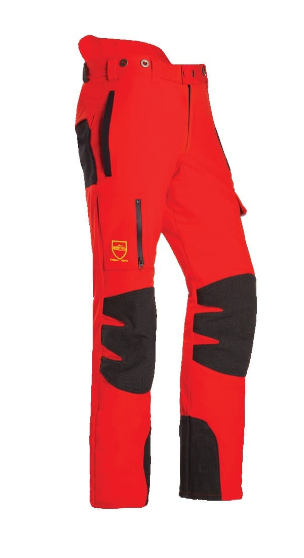 Pantalon Progress Arborist Sip Protection, rouge / noir, taille L - 1