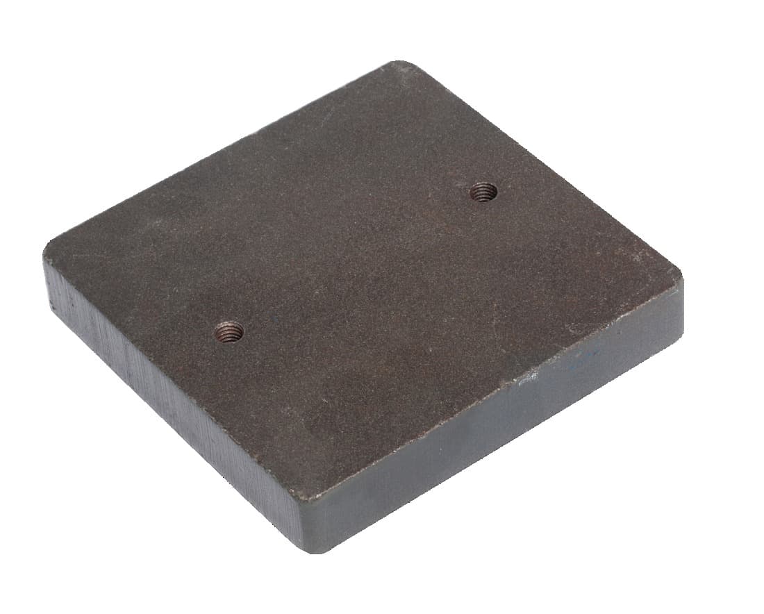 Plaque carrée, 5,5 kg, pour dame à douille interchangeable - 1