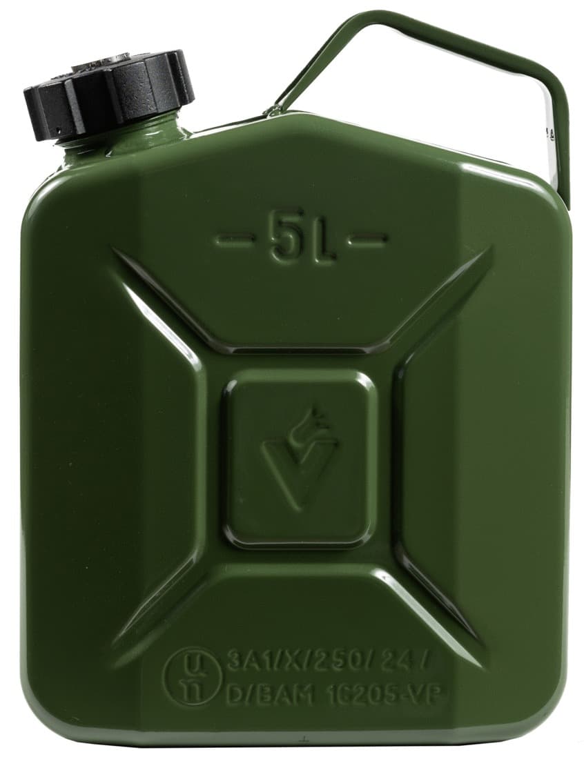 Jerricans à visser métalliques 5 L - 7