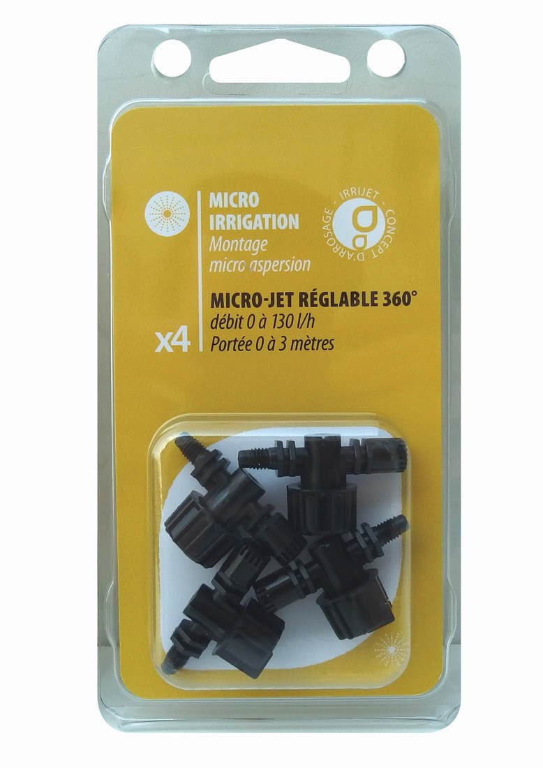 4 Micro-jets réglables - 4