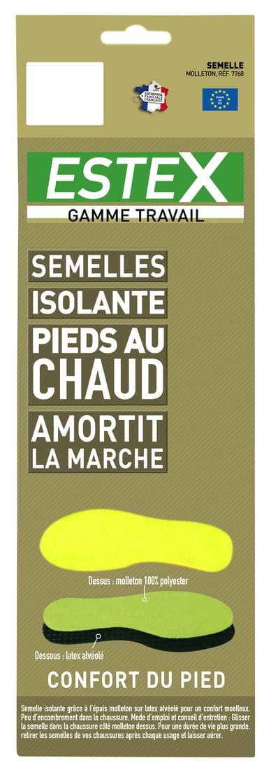 Semelles en molleton isolantes T. 37/38 - 1