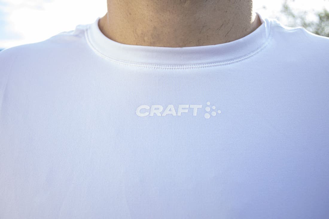 T-shirt respirant blanc - 1