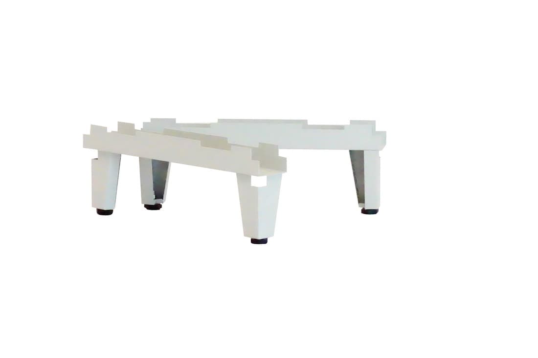 Kit pieds, pour vestiaire colonne 2 ou 4 portes - 1