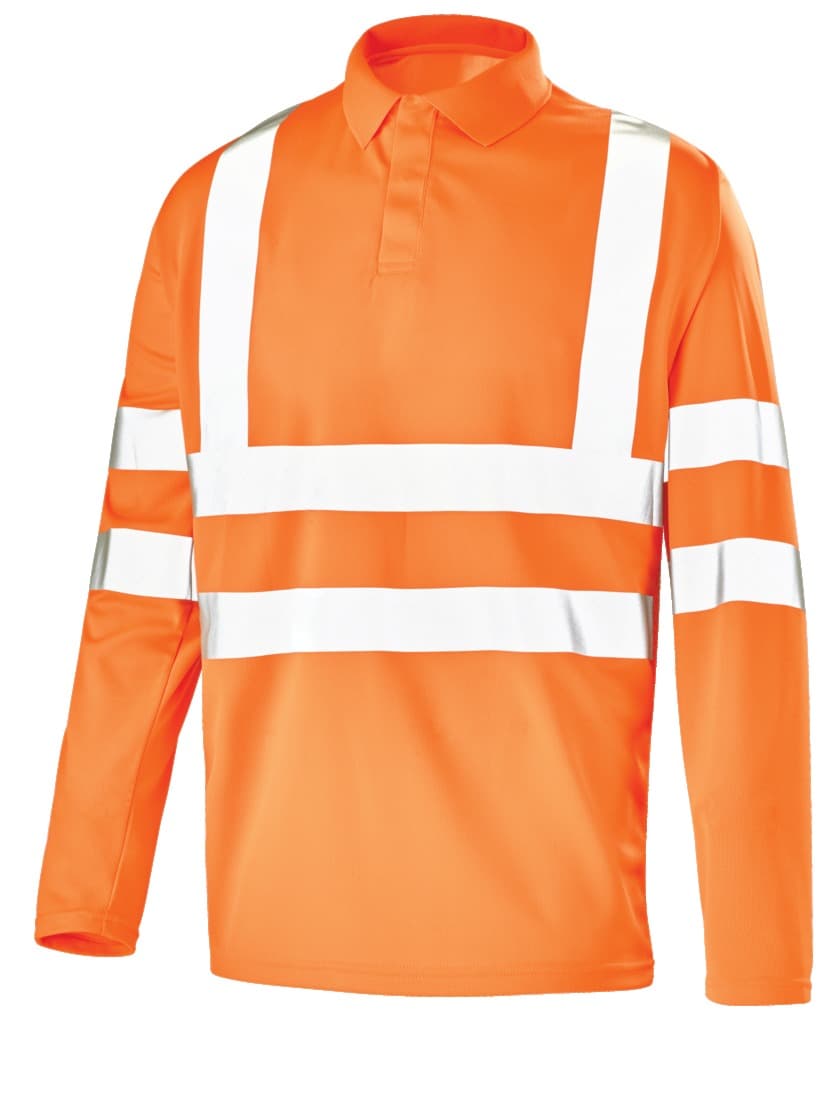 Polo haute visibilité, Cepovett,orange, taille S - 1