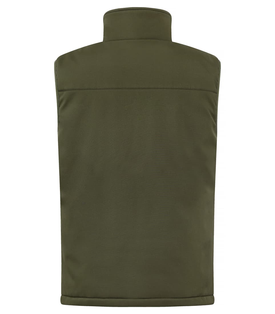 Softshell sans manches kaki, taille M - 2