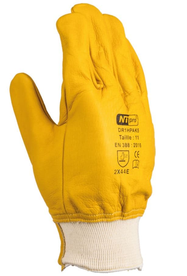 Gants cuir Aramide, taille 10 - 1
