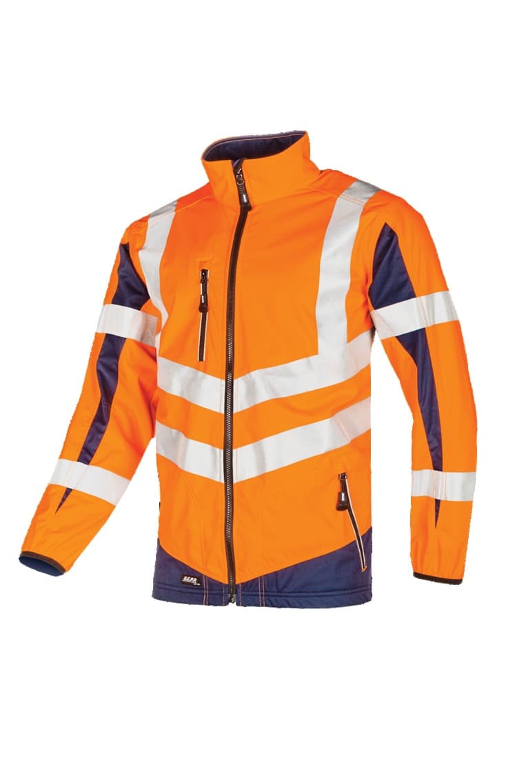 Veste Softshell haute visibilité, Sioen, Orange, taille S - 2
