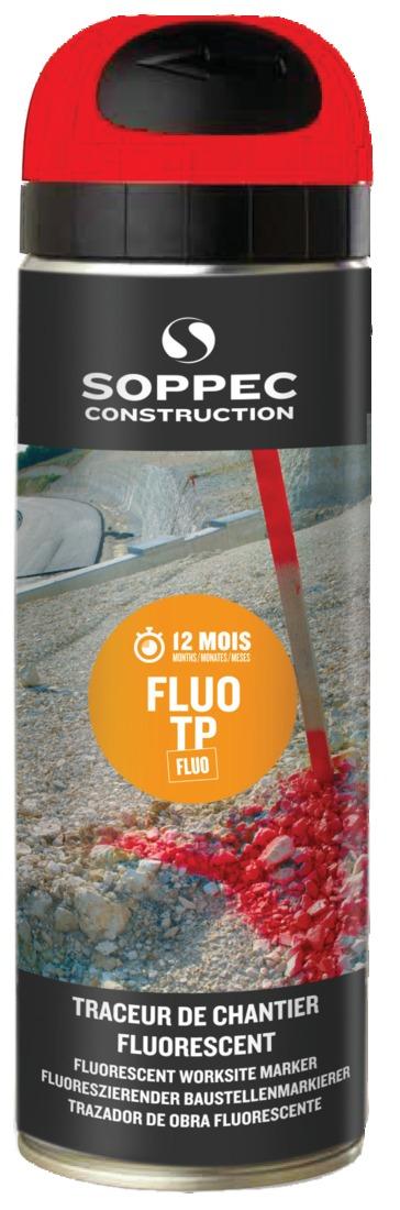 Aérosol de traçage Fluo T.P. Soppec, rouge - 1